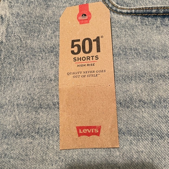 Levi's Women's Denim 501 Button Up Shorts, NWT Size 20 Women's, Plus Size - Picture 3 of 6